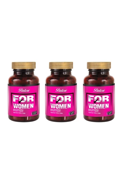 Balen For Women Bitki Karışımı 620 Mg 120 Kapsül X 3 Adet ürün görseli 1