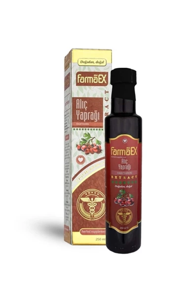 farmaex Alıç Yaprağı Ekstraktı 250 ml Alıç Yaprağı Sıvı Ekstresi Alıç Extract ürün görseli 1