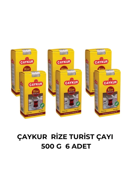 ÇAYKUR TURİST ÇAYI 500 GR - 6 ADET ürün görseli 1