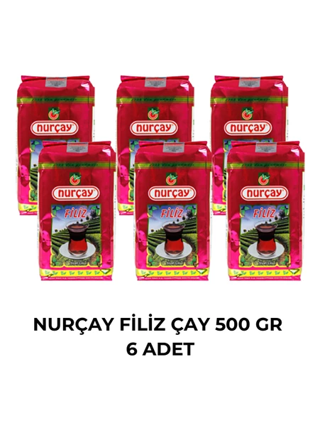 NURÇAY FİLİZ ÇAYI 500 GR - 6 ADET ürün görseli 1