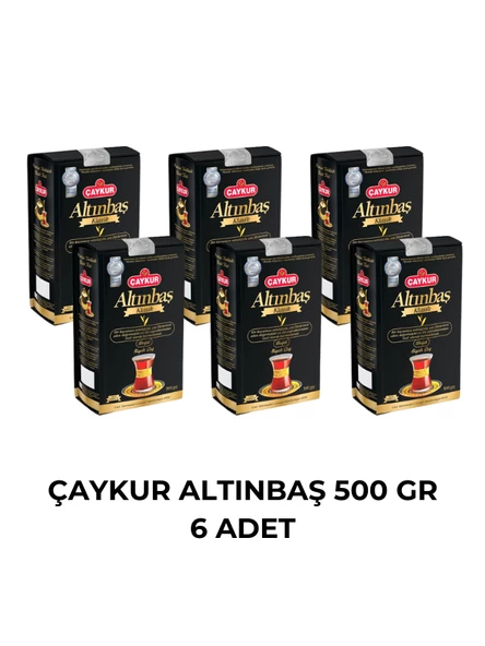 ÇAYKUR ALTINBAŞ ÇAYI 500 GR - 6 ADET ürün görseli 1