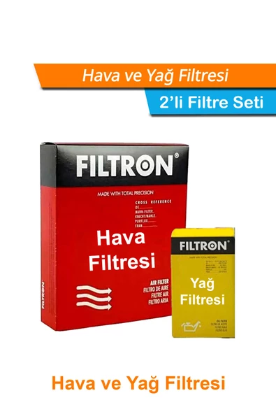 Mercedes E200 W210 Filtron Filtre Bakım Seti 1995-1999 Hava+Yağ Filtresi ürün görseli 1