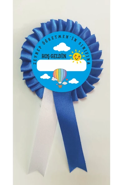 yıldızkurdelaankara SINIFINA HOŞGELDİN SATEN KOKART ROZET 10 ADET ürün görseli 1