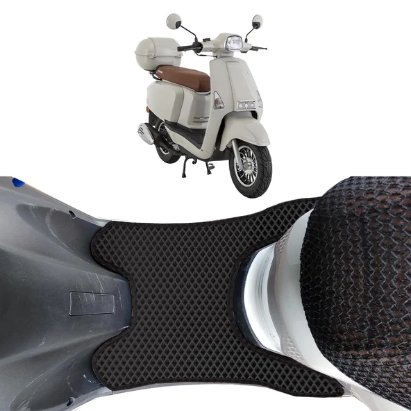 Bod Mondial Virago i 50cc Motor 3D Havuzlu Paspas Siyah ürün görseli 1