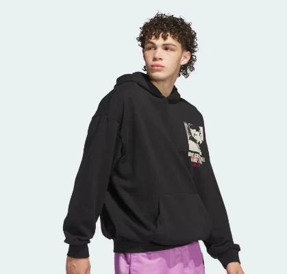 Adidas Anthony Edwards Grafik Kapşonlu - Resim 2