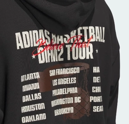 Adidas Anthony Edwards Grafik Kapşonlu - Resim 3