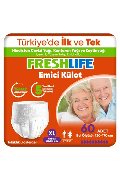 Freshlife Xlarge Emici Külot 30 Adet 2 Paket (60 Adet) ürün görseli 1