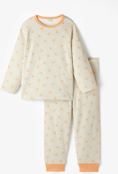 June  Bebek Ayıcık Desenli Pijama Takım ürün görseli 1