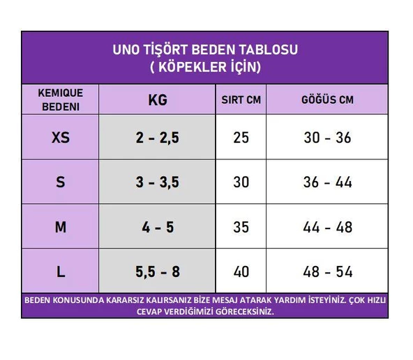 Uno Red Köpek Tişörtü - Resim 3