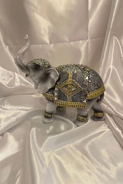 Fil Biblo Polyester Heykel Steampunk Şık Tasarım Güç Yukarı Bakan Hortum ürün görseli 1