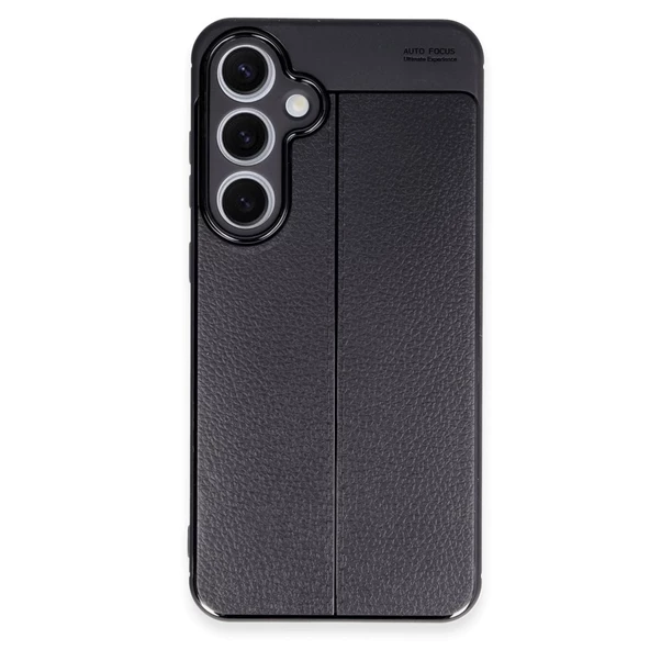 Gpack Samsung Galaxy S24 FE Kılıf Niss Silikon Kamera Korumalı Deri Görünümlü ürün görseli 1