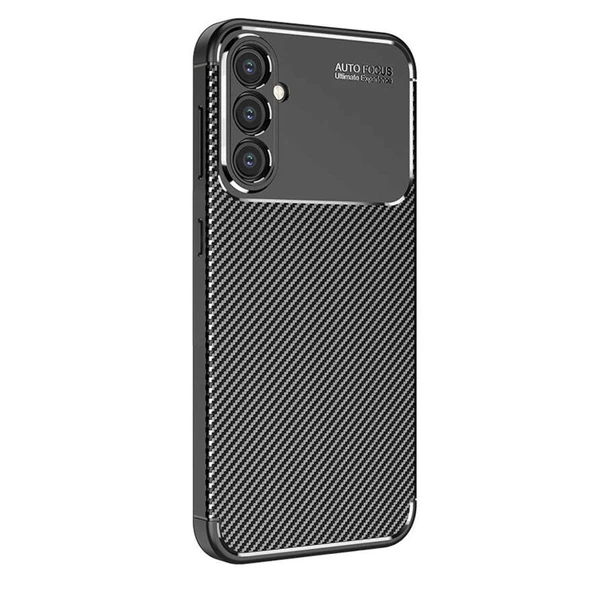 Gpack Samsung Galaxy S24 FE Kılıf Negro Karbon Kamera Korumalı Lüx Silikon ürün görseli 1