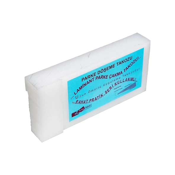 Parke Zemin Döşeme Takozu Beyaz 15 cm 7 cm Polyamid Laminant Parke Çakma Takozu ürün görseli 1
