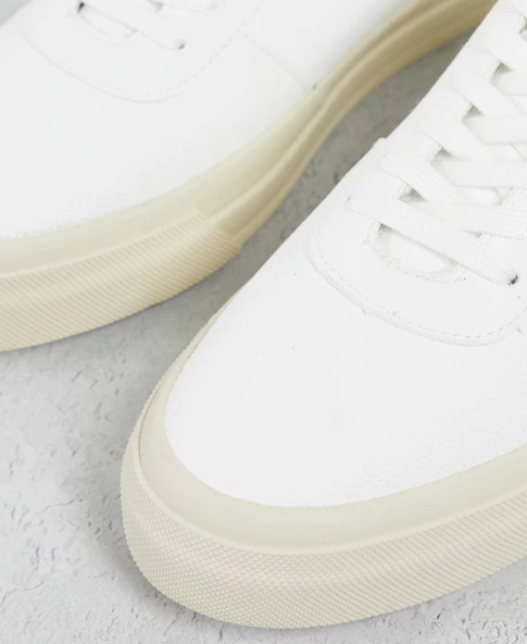 Pull & Bear Beyaz Sneaker - Resim 2