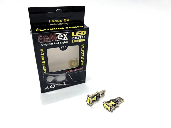 FEMEX PREMİUM T15 3030 CHİP 9SMD 800 LUMEN BEYAZ LED AMPUL 6000K ürün görseli 1
