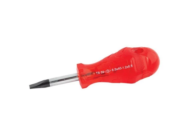 İzeltaş Düz Uçlu Topaç Tornavida Kraft Seri 6.5×40mm ürün görseli 1