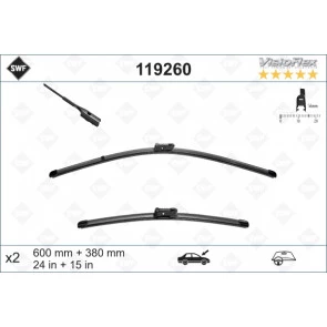 SWF (119260) MUZ TIPI SILECEK TAKIMI AUDI A1 2011-/ POLO VI (2010-2017)/ TOLEDO IV 2013- ürün görseli 1