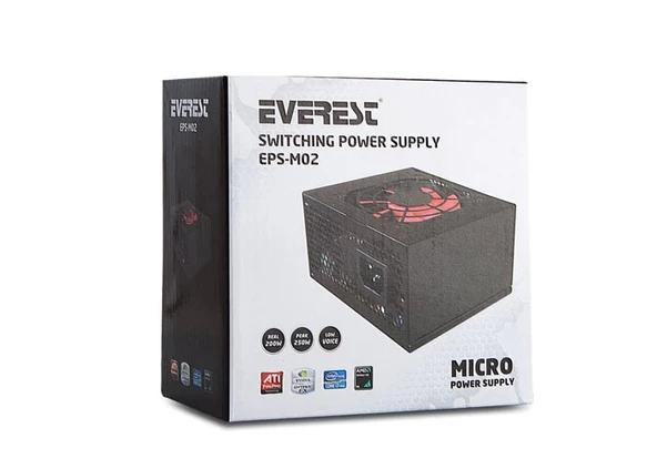 Power Supply Mini Real 200W Everest EPS-M02 - Resim 2