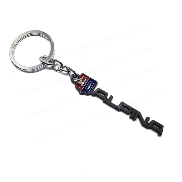 Alpina Metal Oto Anahtarlık Siyah ürün görseli 1