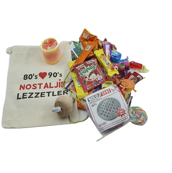 Kese Nostaljik Hediye Paketi 80'ler 90'lar ürün görseli 1