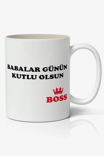 Babalar Günü Baskılı Kupa Bardak Baskılı Kahve Kupa Bardak-4 ürün görseli 1