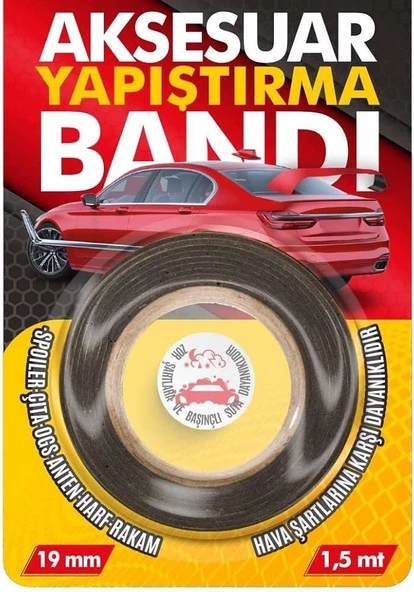 Oto Aksesuar Yapıştırma Bandı 12x12mm 48'Li ürün görseli 1