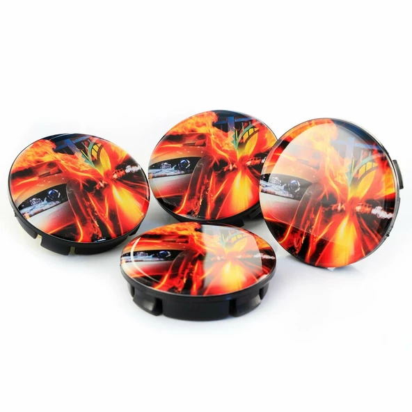 Burn Tuning Damla Geçme Jant Göbeği 4'lü 55mm ürün görseli 1