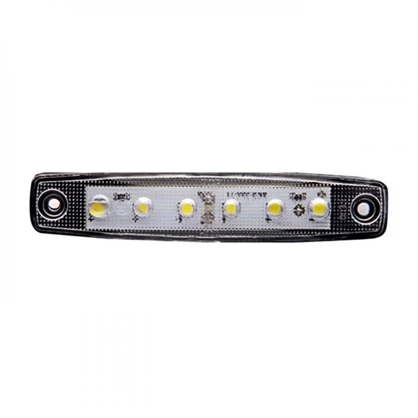 Beyaz Parmak Led Dorse Lamba 6 Ledli 12-24V ürün görseli 1