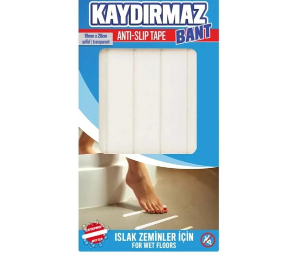 Banyo Küvet Kaydırmazlık Bandı 19mmx20cm 10'lu ürün görseli 1