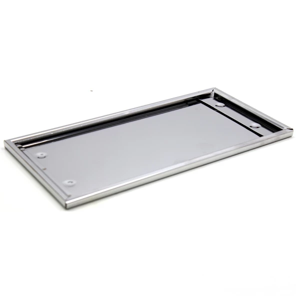 Dikdörtgen Krom Plakalık Araba Plaka Altlığı 30x16cm ürün görseli 1