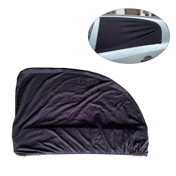 Elastik Oto Yan Cam Bebek Güneşlik Araba Perdesi Hatchback Uyumlu 1 Adet ürün görseli 1