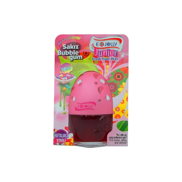 E-Jolly Junior Kavanoz Şişe Oto Kokusu Sakız 100ml ürün görseli 1