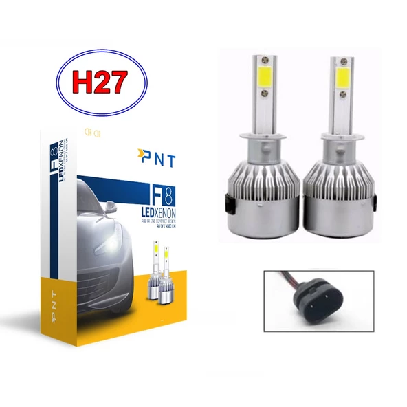 F8 Led Xenon H27 Şimşek Etkili 12V Beyaz ürün görseli 1