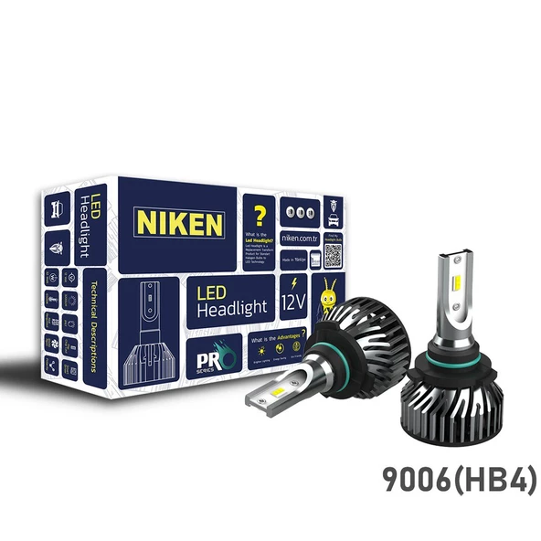 Niken Led Xenon Pro Serisi 9006 (HB4) Far Ampulü 2'Li Takım ürün görseli 1