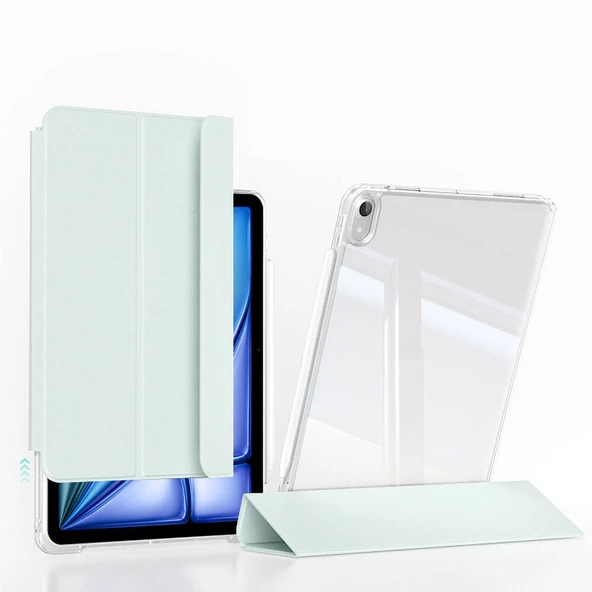 iPad Air 13 2024 Kılıf Magnetik Ayrılabilen Airbagli Sliding Tablet Kılıfı ürün görseli 1