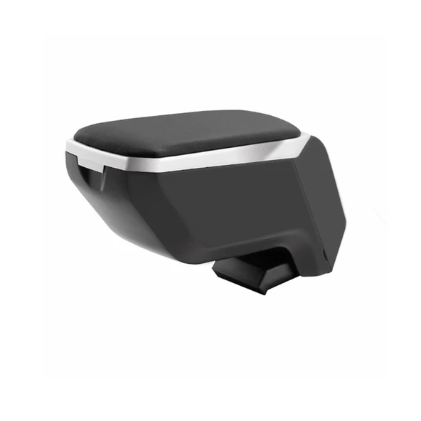 Matte Premium Armrest Kayarlı Kol Dayama Kolçak Luxery Siyah Gri ürün görseli 1