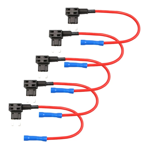 Mini Bıçak Sigorta Çoklayıcı Fuse Tap 5 Adet ürün görseli 1