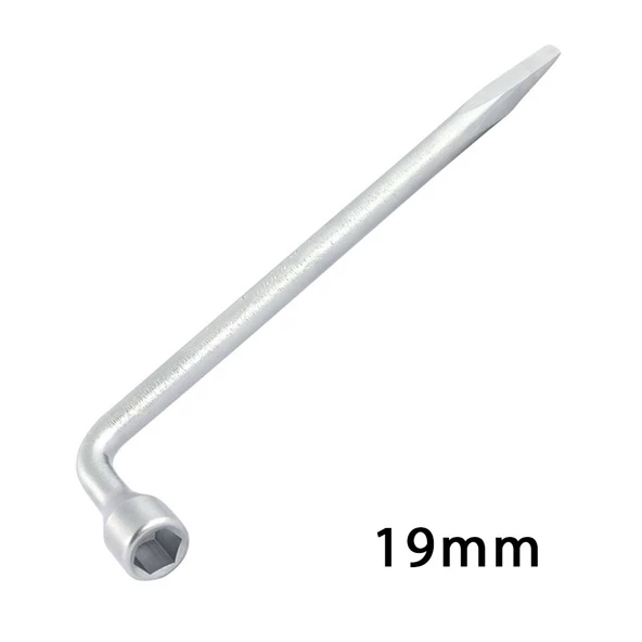 L Pipo Tip Tek Kol Çelik Bijon Anahtarı 19mm ürün görseli 1