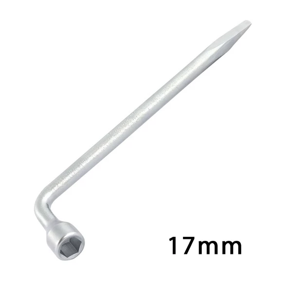 L Pipo Tip Tek Kol Çelik Bijon Anahtarı 17mm ürün görseli 1