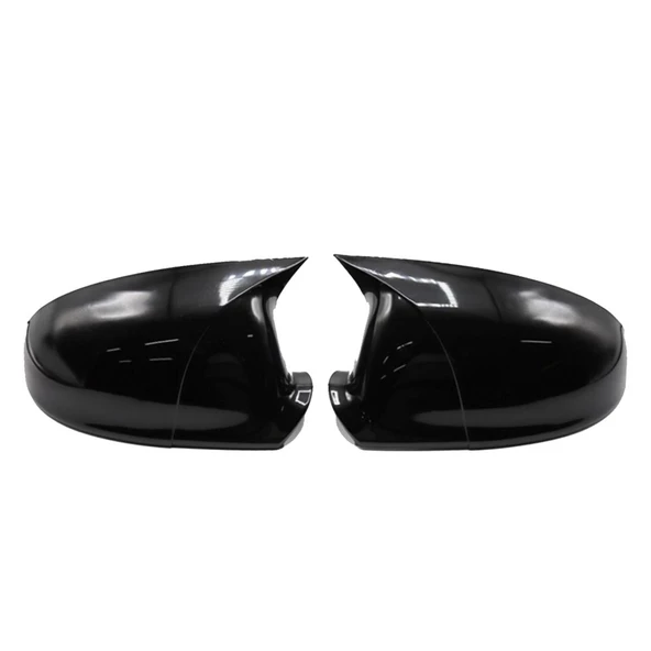 Opel Corsa E 2014-2019 Batman Yarasa Ayna Kapağı Parlak Siyah ürün görseli 1