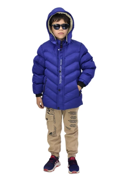 Erkek Çocuk Kapüşonlu Mont BS-0411 - Resim 5