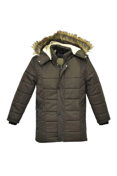 Erkek Çocuk Kapüşonlu Mont BS-2014 - Resim 5