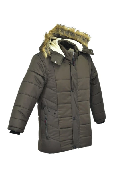 Erkek Çocuk Kapüşonlu Mont BS-2014 - Resim 10