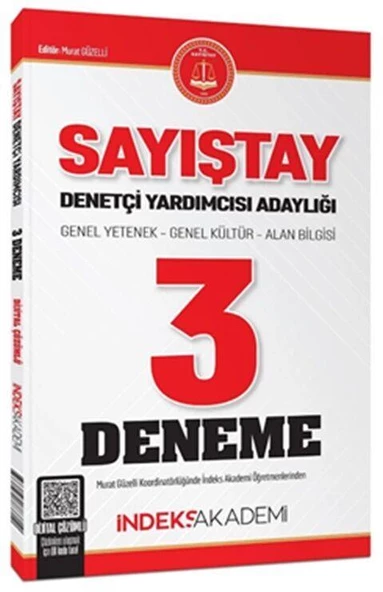 Sayıştay Denetçi Yardımcısı Adaylığı 3 Deneme İndeks Akademi ürün görseli 1