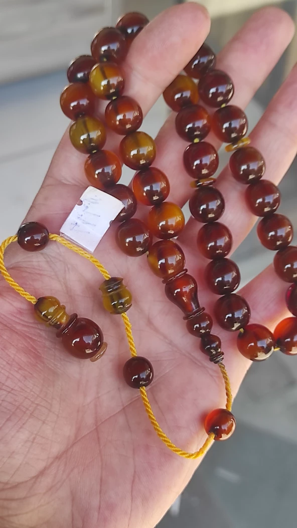 OSMANLİ SİKMA KEHRİBAR - Resim 3