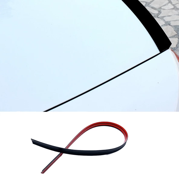 Bagaj Çıtası Universal Kalın Düz Spoiler Siyah 135cm ürün görseli 1
