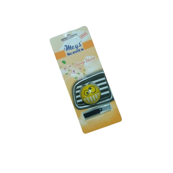 Meys Sarı Emoji Havalandırma Klips Araç Oto Izgara Kokusu Mango ürün görseli 1