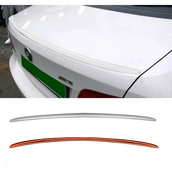 Bagaj Çıtası Universal Spoiler Parlak Beyaz 115cm ürün görseli 1