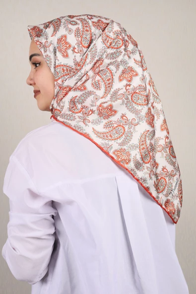 Piramit Luxer Desenli Rayon Eşarp - Desen-55 - Renk-12-56 ürün görseli 1