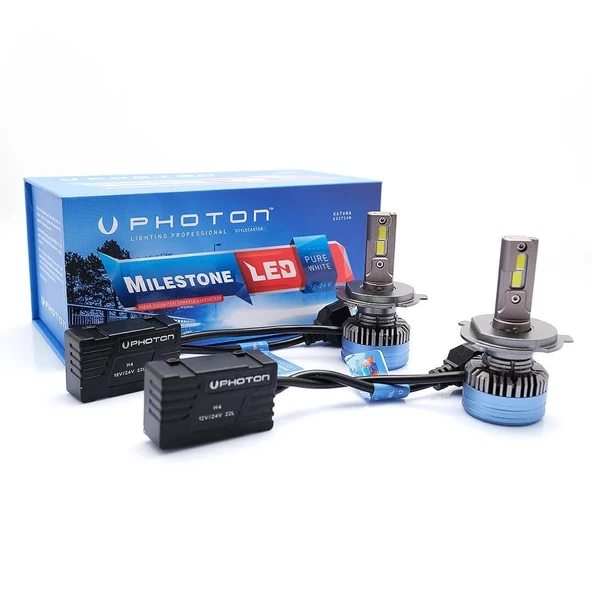 Photon Milestone H4 12000 Lümen Katana Edition Led Xenon Far Fanlı 55W 12-24V ürün görseli 1